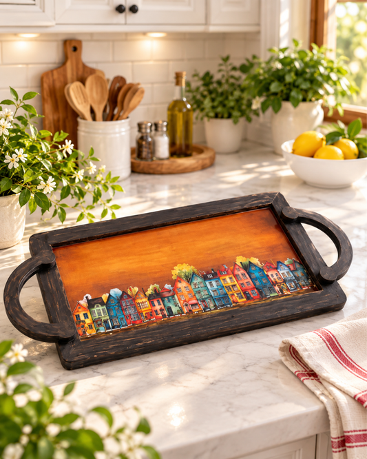 Curso de pintura decorativa: crea una bandeja con tu propio estilo