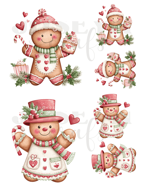 CALCOMANIA DULCE NAVIDAD