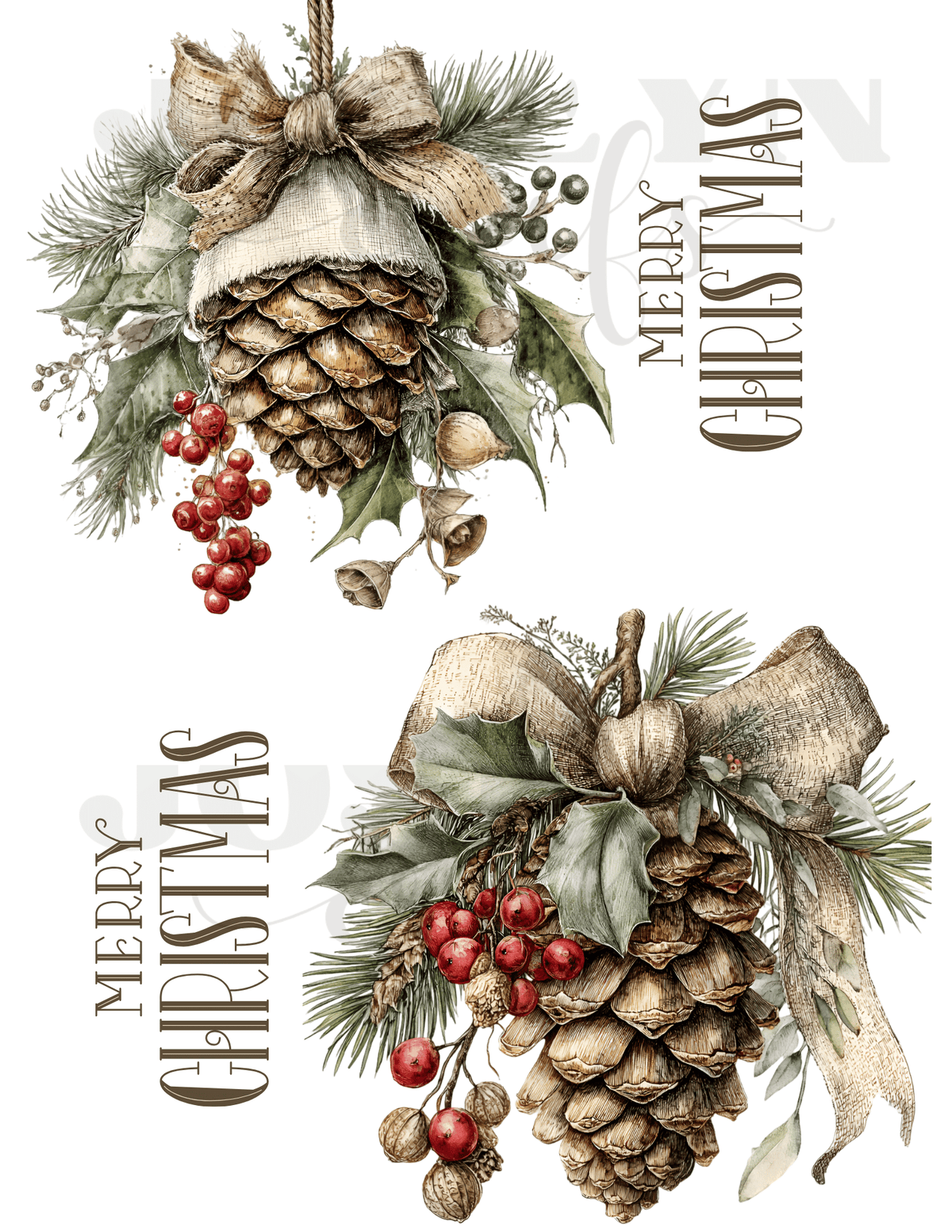 CALCOMANIAS AMOR POR NAVIDAD 002
