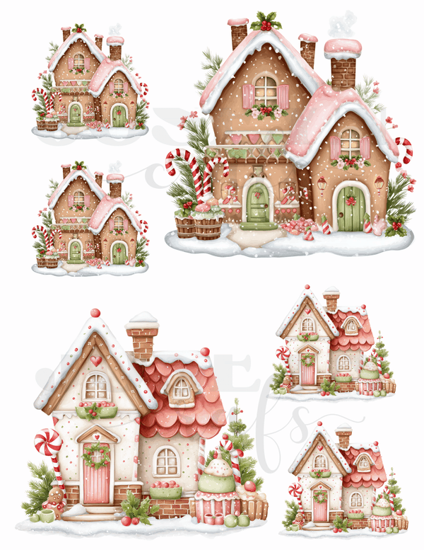 CALCOMANIA DULCE NAVIDAD