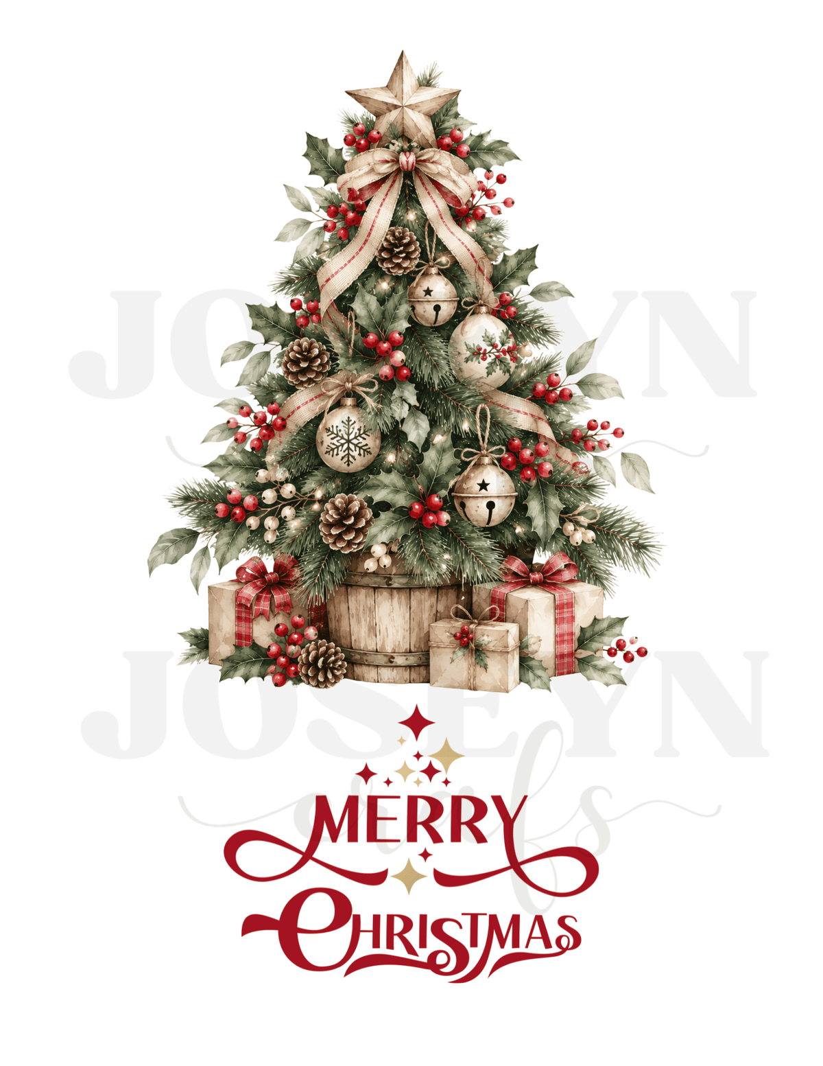 CALCOMANIA ARBOL DE NAVIDAD