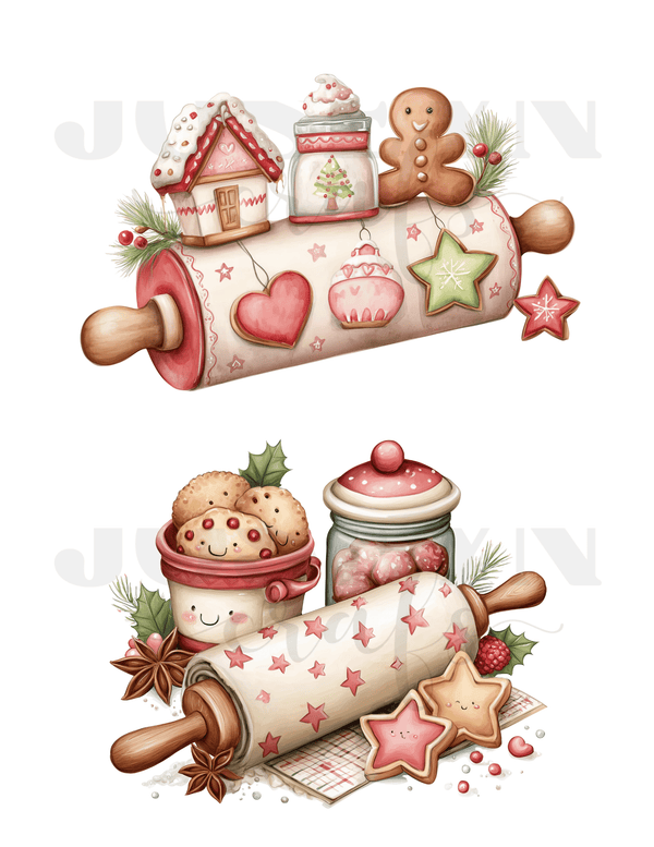 CALCOMANIA DULCE NAVIDAD