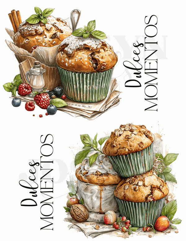 CALCOMANIAS CUPCAKE 07-08
