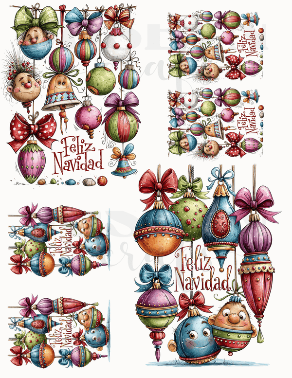 CALCOMANIAS NAVIDAD