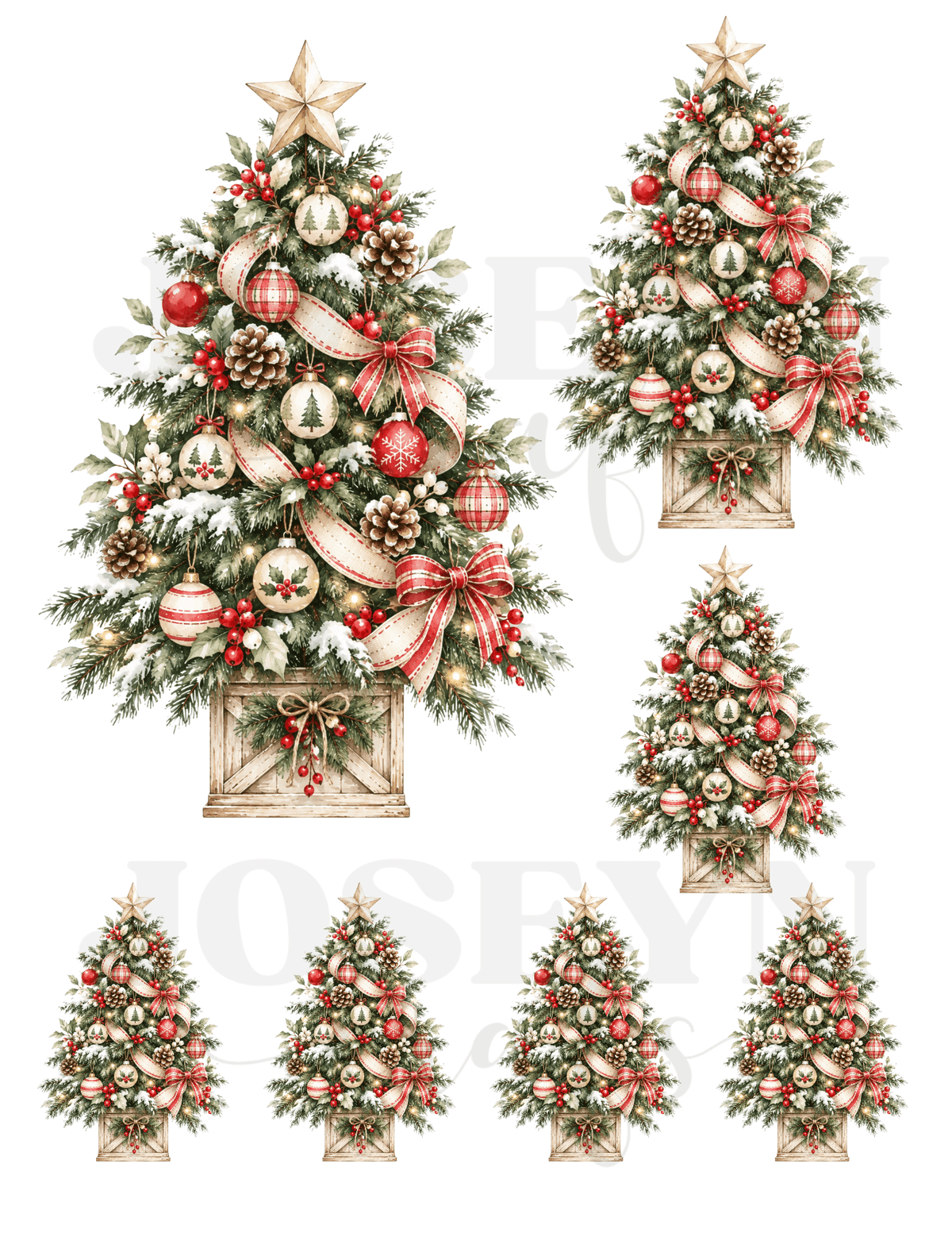 CALCOMANIA ARBOL DE NAVIDAD