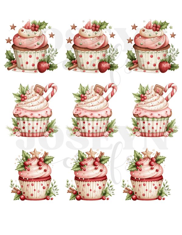 CALCOMANIA DULCE NAVIDAD