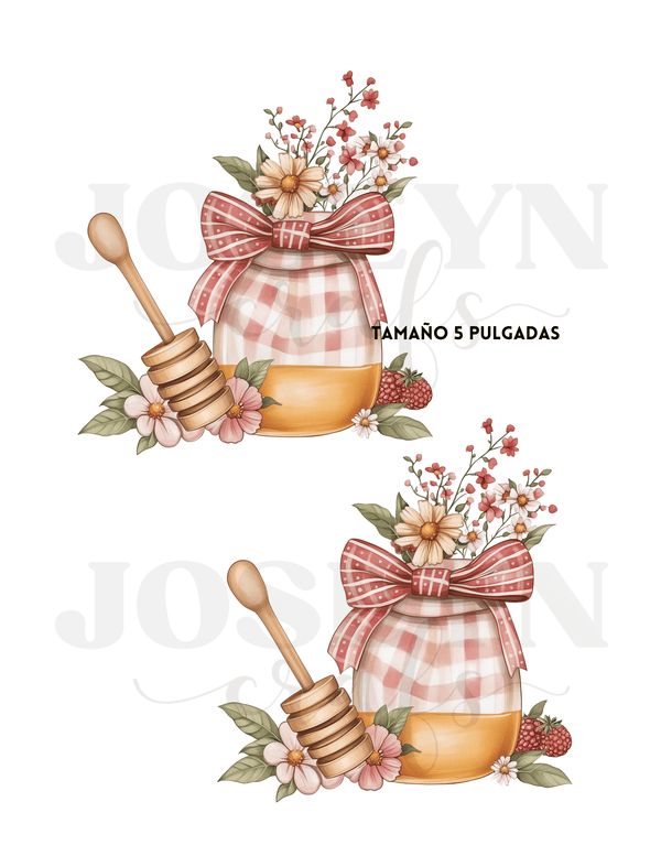 Calcomanias al agua Saco y Cucharas