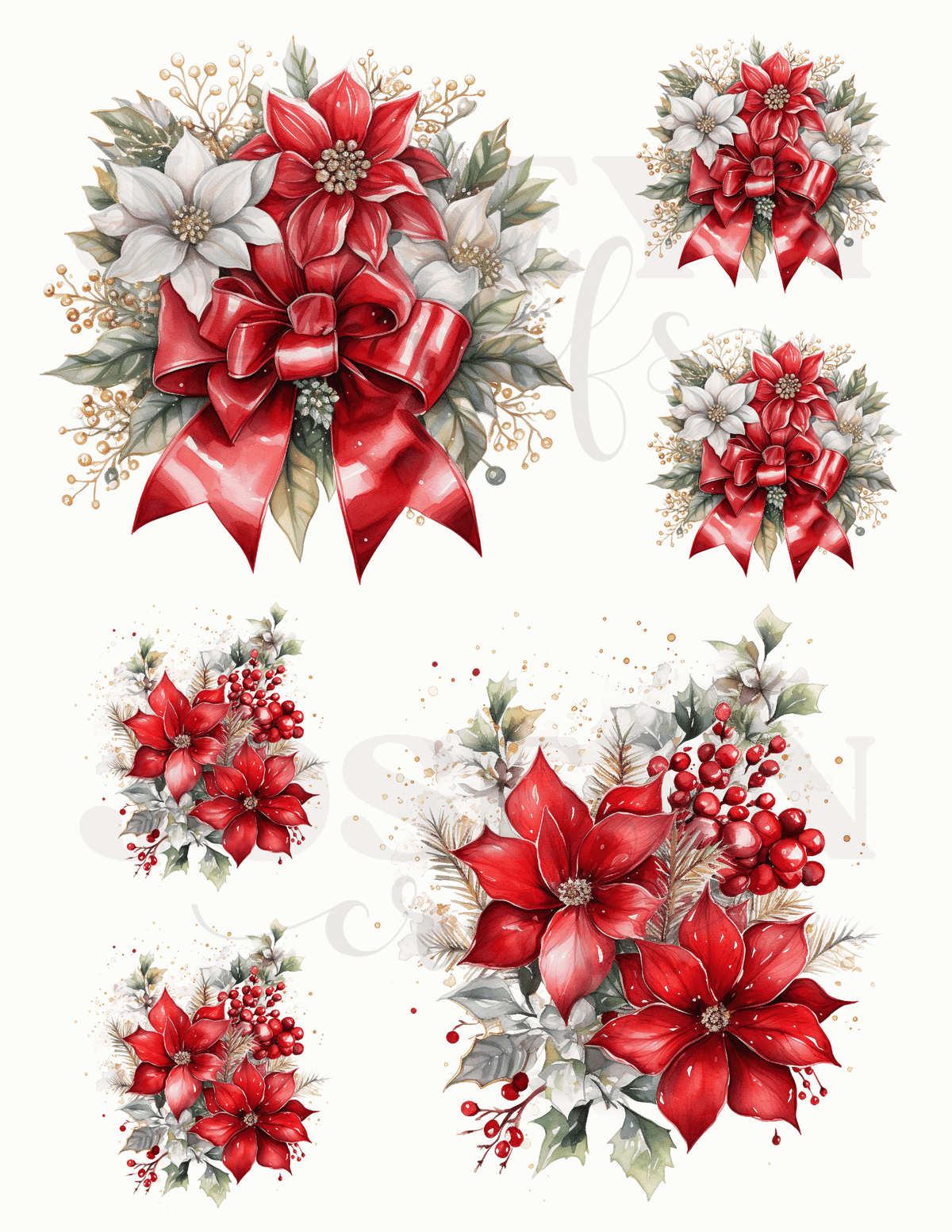 Calcomania FLOR DE PASCUA