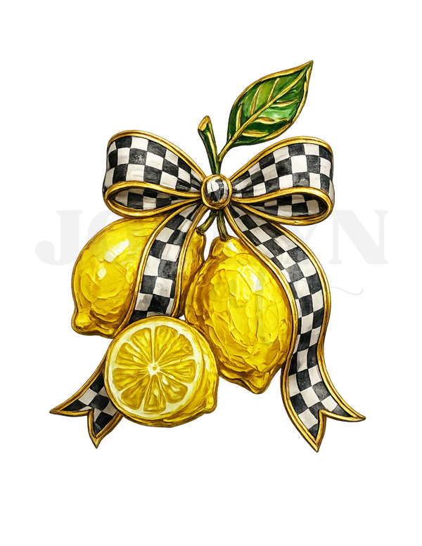 CALCOMANIA LAZOS DE LIMONES CUADROS B