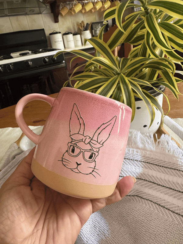 Calcomania Conejos en UV