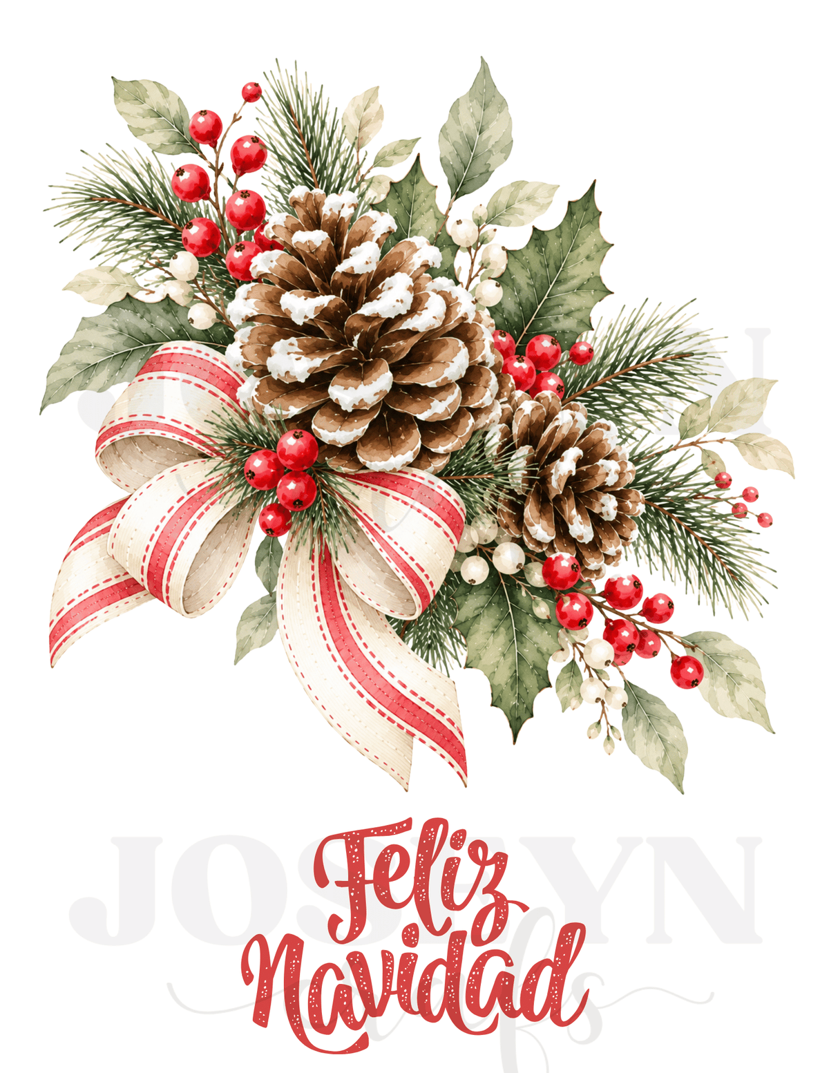 CALCOMANIA LAZO  NAVIDAD 02-03