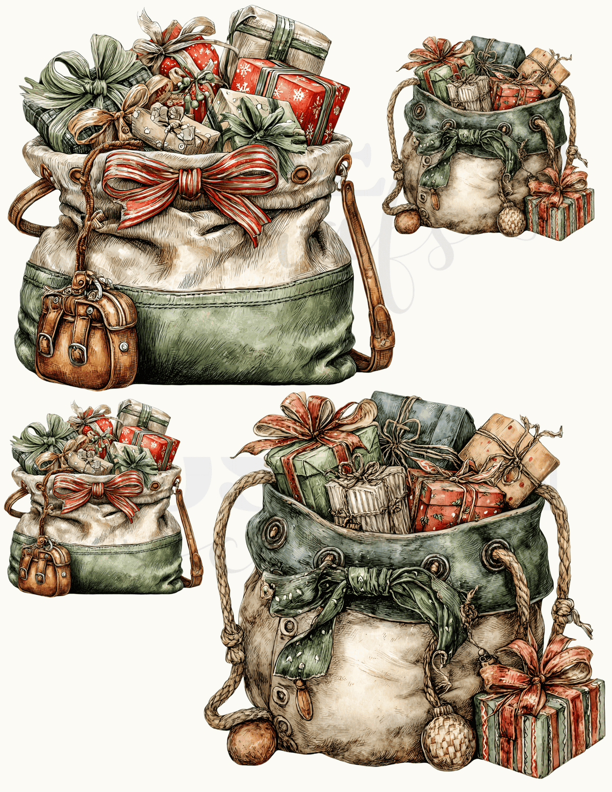 CALCOMANIAS REGALOS DE NAVIDAD 002