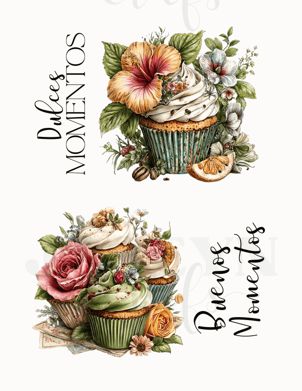 CALCOMANIA CUPCAKE 001-02