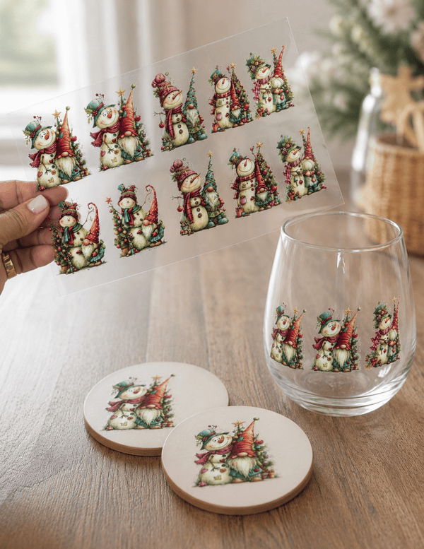 CALCOMANIA NAVIDAD MUÑECOS