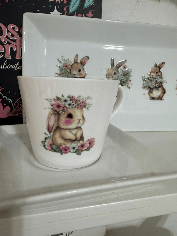 Conejito Amor 01- en UV y Dtf