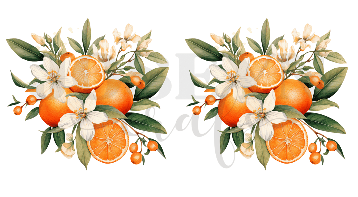 Calcomanias UV- Naranjas Dulces