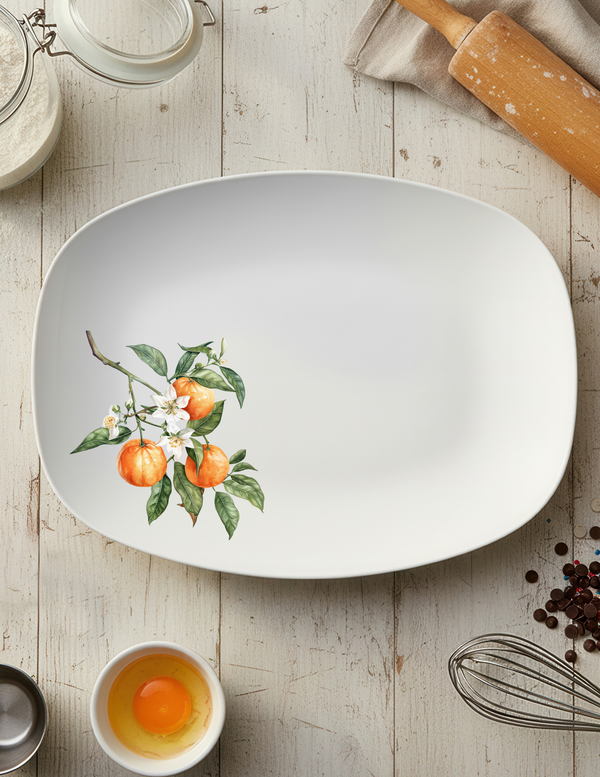 Calcomanias UV- Naranjas en Flor