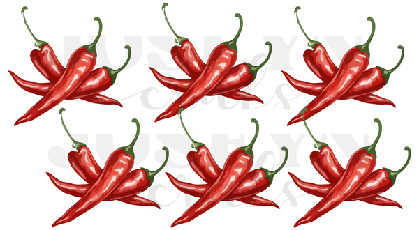 Calcomania Ajies Rojos