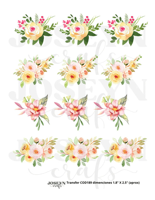 Hydrotransferable decal – Roses 05 – Code 189