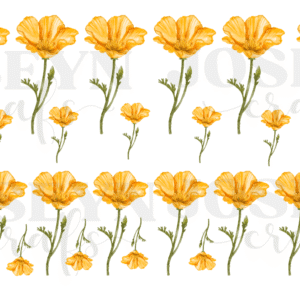 Flores Amarillas uv-dtf