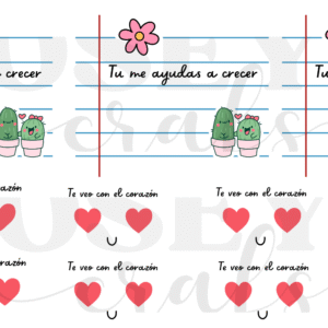 Te Veo con Corazón UV-Dtf