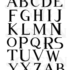 Calcomanía hidrotransferible – ABC01– Código201