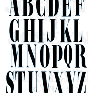 Calcomanía hidrotransferible – ABC03– Código206