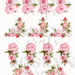 Calcomanía hidrotransferible – Flor01– Código173