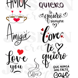 Calcomanía hidrotransferible – Frase05– Código209