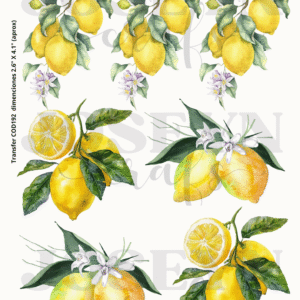 Calcomanía hidrotransferible – Limones 004 Código192