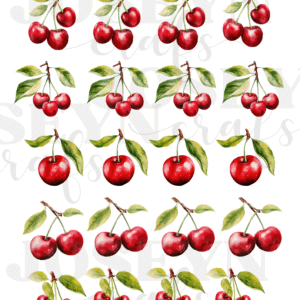 Calcomanía hidrotransferible – Cerezas– Código159