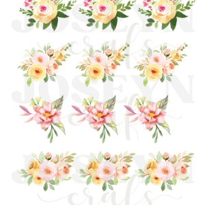 Calcomanía hidrotransferible – Rosas 05– Código189