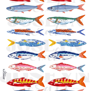 Calcomania al agua Peces - COD273-74