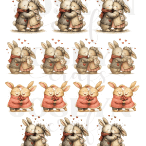 Calcomania Hidrotransferible- Enamorados002- COD255