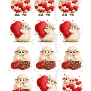 Calcomania Hidrotransferible- Enamorados007- COD260