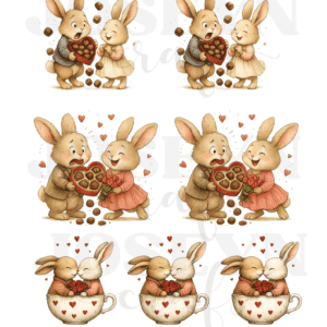 Calcomania Hidrotransferible- Enamorados004- COD257