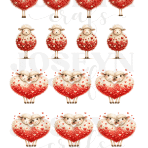 Calcomania Hidrotransferible- Enamorados008- COD261