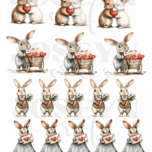 Calcomania Hidrotransferible- Enamorados012- COD265