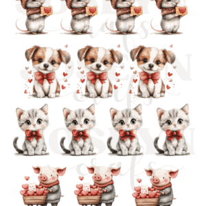 Calcomania al agua- Enamorados14- COD267