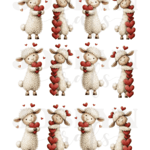 Calcomania al agua Enamorados15- COD268