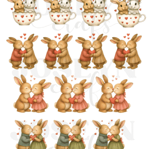 Calcomania Hidrotransferible- Enamorados001- COD254