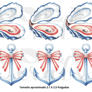 Calcomanias Mar 007 en UV-Dtf