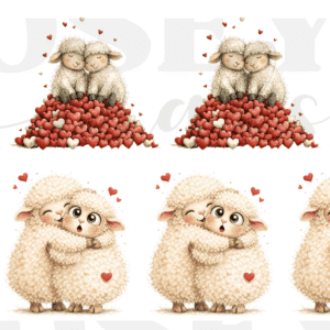 Calcomania Amor 002 en UV-Dtf-Código305