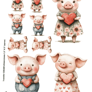 Calcomania al agua Enamorados16- COD269