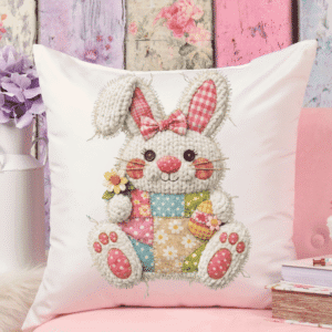 Calcomania Conejo Patchwork