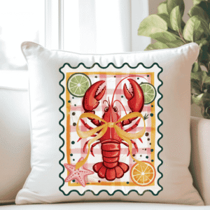 Calcomania Langosta con Lazo