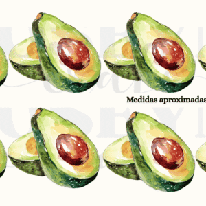 Calcomania Aguacates en UV