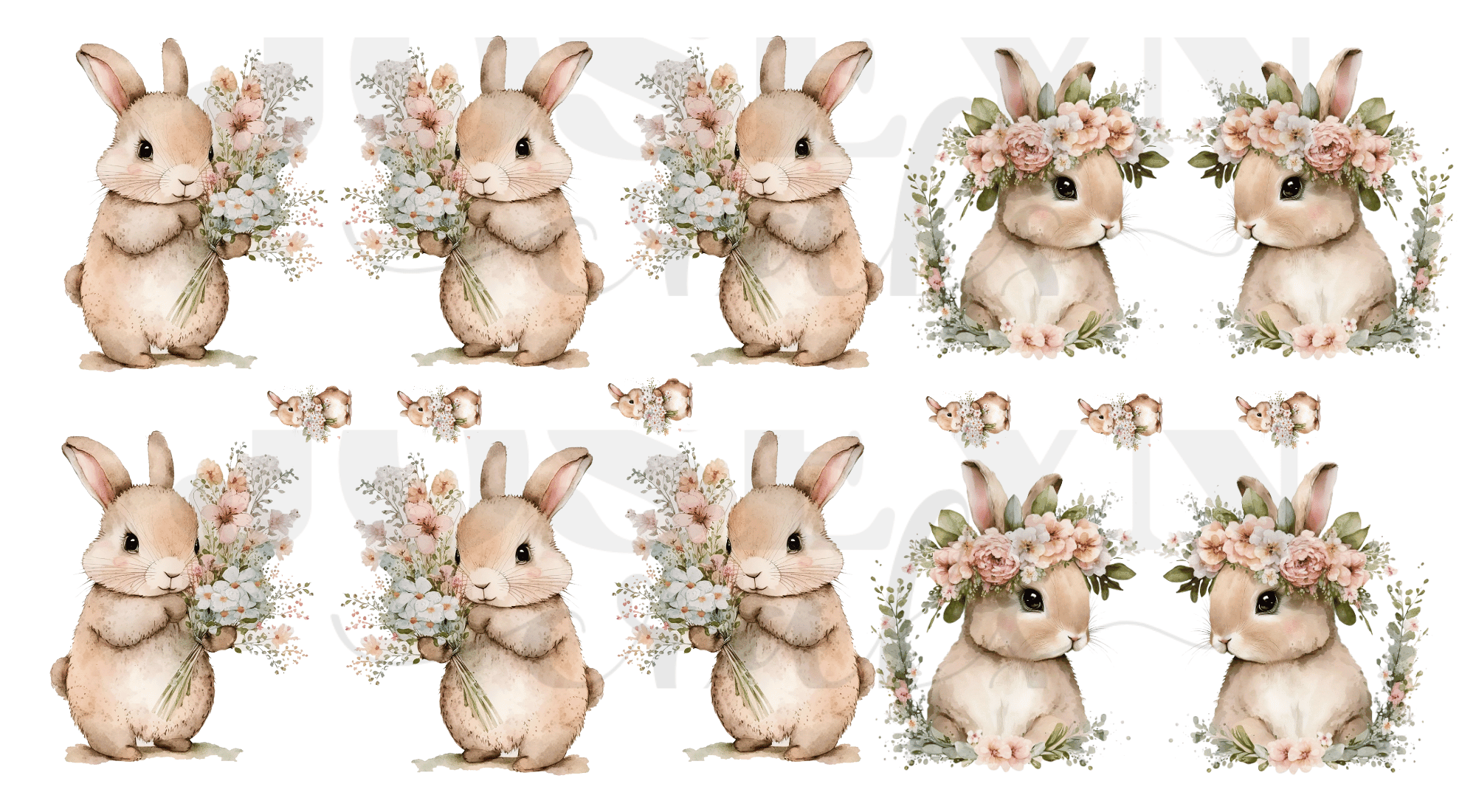 Conejito Amor 01 en Uv Y Dtf