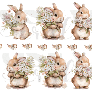 Conejito Amor 02- en UV y Dtf