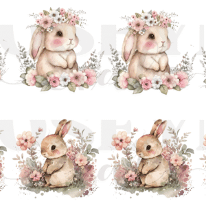 Conejito Amor 03- en UV y Dtf